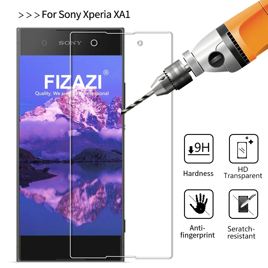 FIZAZI 2.5D Закаленное стекло для sony Xperia XA Ultral прозрачная защитная пленка с защитой от