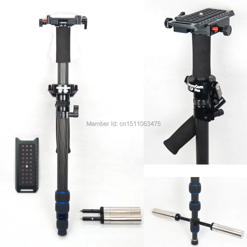 X series monoCam hybrid stabilize DSLR Rig Carbon Fiber mini tripod