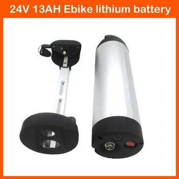 

350W 24 volt battery 24V 13AH water Bottle lithium ebike Battery pack with 15A BMS 29.4V 2A charger free shipping