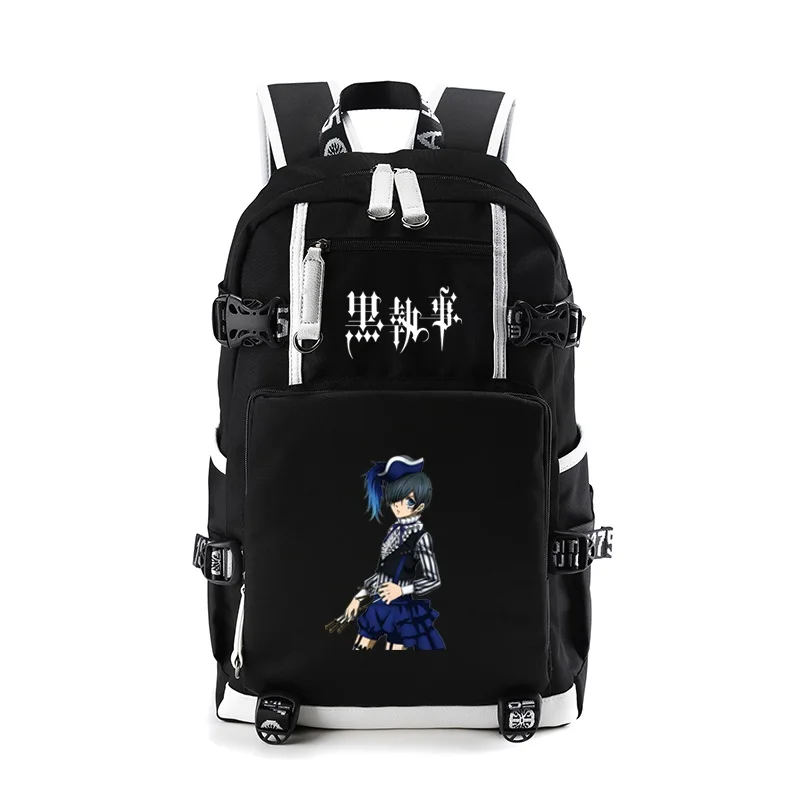 Anime Black Butler backpack teenagers Black Butler Ciel Phantomhive