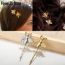 Nova Chegada Venda Quente New Bee Hairpin Lado Grampo de Cabelo Acessórios Grampo de Cabelo Hairpin Para As Mulheres de Jóias Por Atacado Frete Grátis