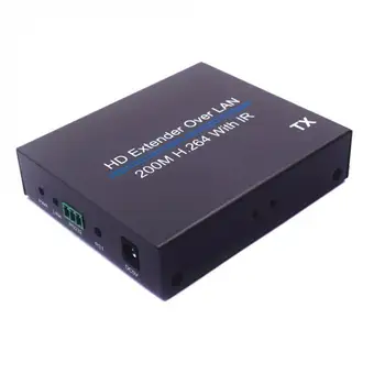 

200m HD Extender Over LAN H.264 Splitter Transmitter with IR Retransmission