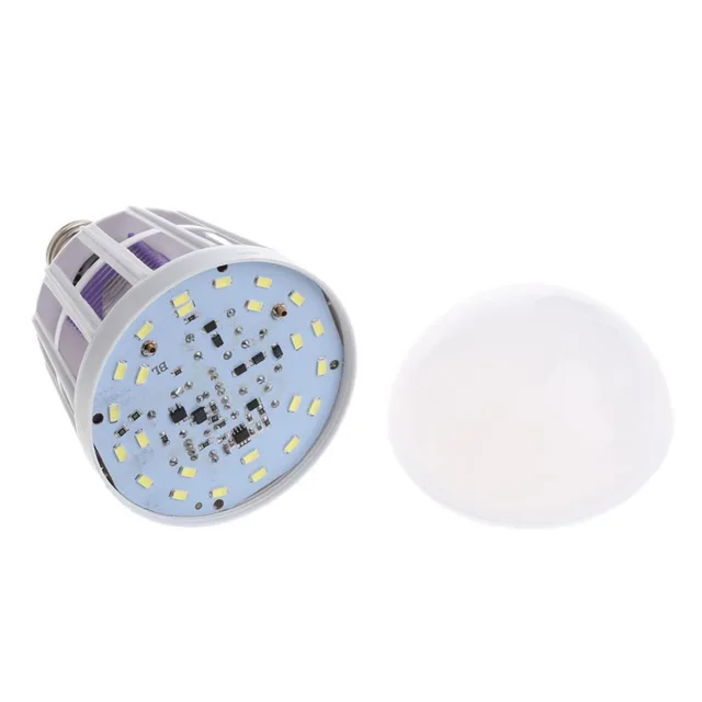LED Mosquito Killer Bulb 15W LED Bug Zapper Trap Lamp E27/E26 Insect Anti Mosquito Repeller Killing Fly Bug Night Light