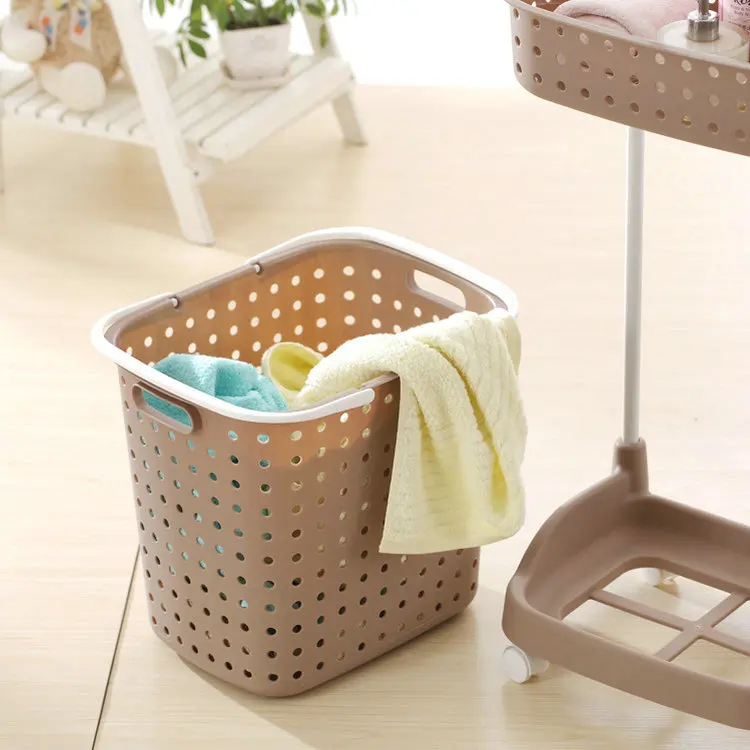 Japanese Style Large Plastic Laundry Basket Laundry Basket Dirty