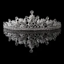 Корона невесты Роскошный старинный головной убор женские ювелирные изделия Свадебная принцесса тиара