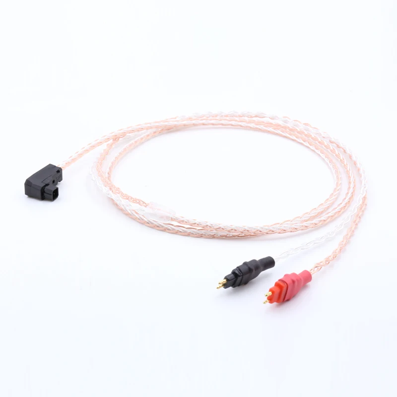 Free shipping RSA ALO Silver Plated 5N OFC Cable For HD580 HD600 HD650 Headphone cable