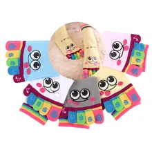 Модные оригинальные женские милые повседневные хлопковые носки на пять пальцев спортивные носки с круглым носком