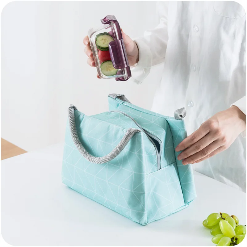 ETya Новая Мода Новые оксфорды изолированный контейнер Tote сумки термальность обед для женщин взрослых мужчин еда обед сумка-холодильник для