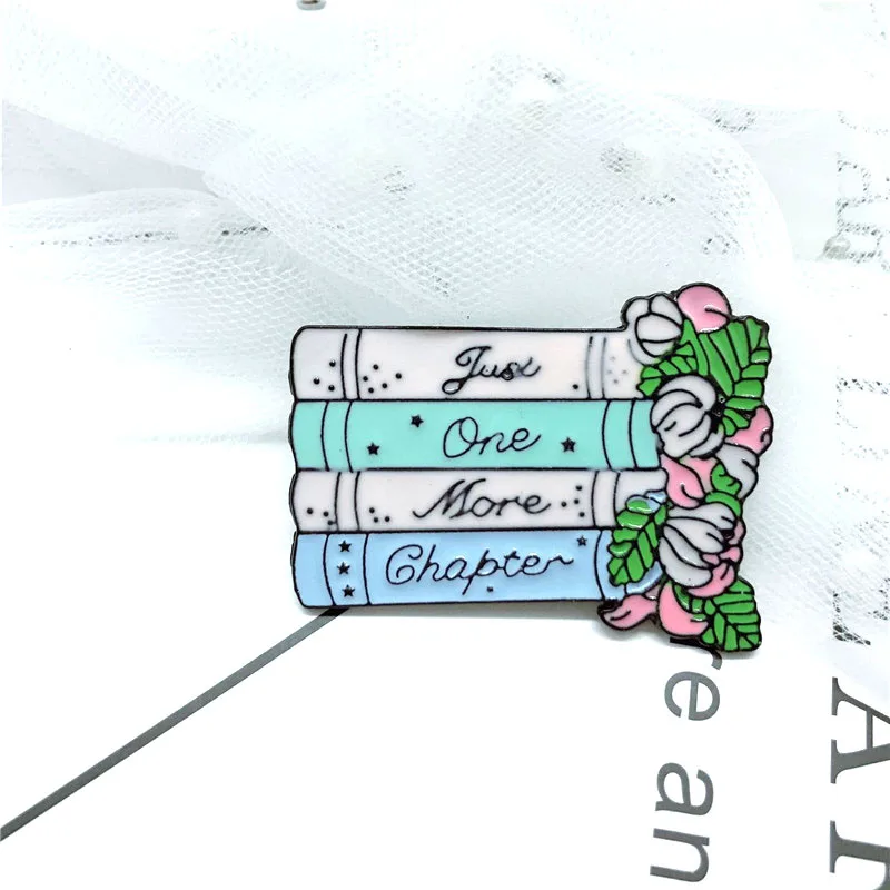 Мультфильм просто еще один лист цветы Книга свиток забавное растение значок Джинсовый Рюкзак Подвеска на рюкзак ювелирные изделия подарок