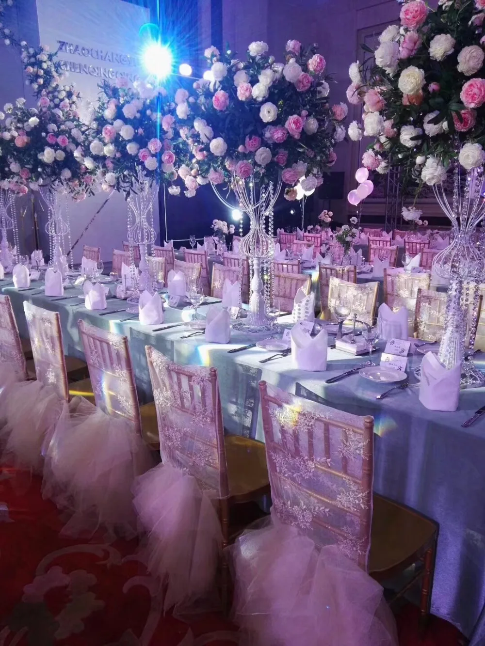 

90 cm tall wedding center vase & flower frame for wedding table