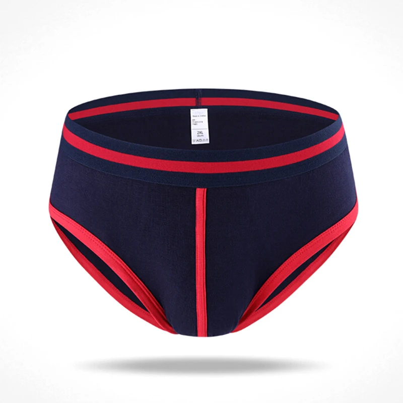 Plus Size 3XL Sexy Men Briefs Fashion Patchwork Mens Underwear Qucik Dry Panties Men Underwear