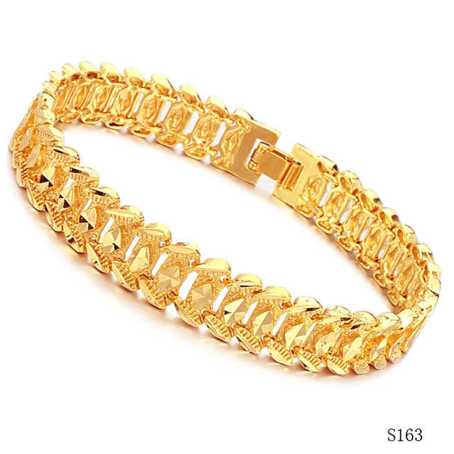 Fashion Men Jewelry 18k Yellow Gold Honorable Male Bracelet Top Fashion Men Jewelry 18k Yellow Gold Honorable Male Bracelet Top Quality Ks163