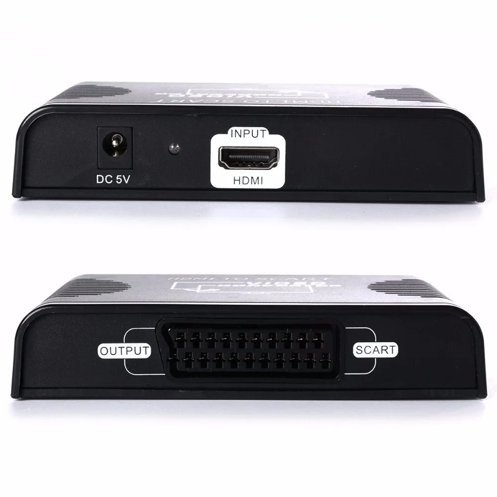Kebidumei HDMI конвертер Scart входом HDMI+ Scart выход аудио сплиттер адаптер для Blue Ray DVD STB небо ТВ