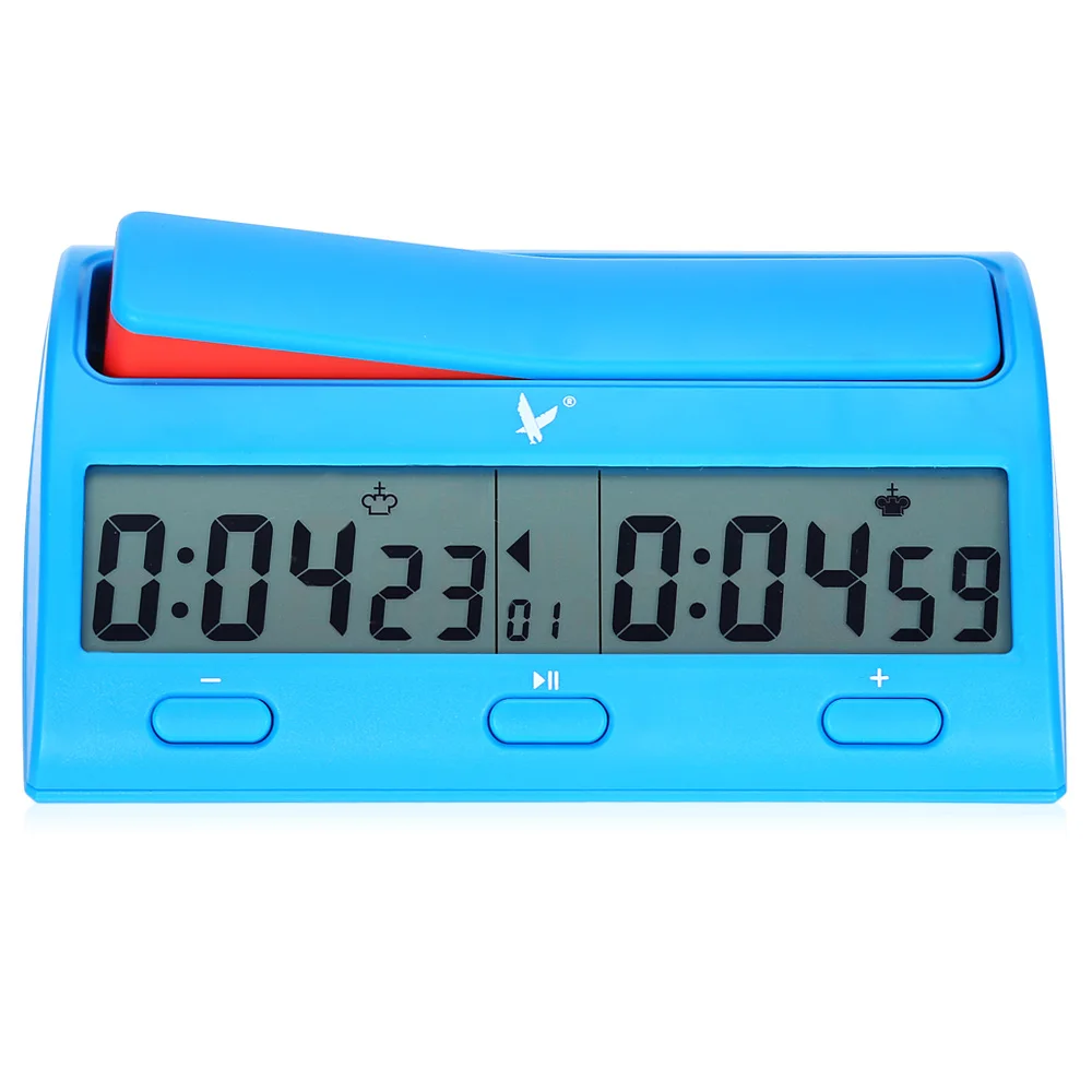 LEAP PQ9912 многофункциональные профессиональные цифровые шахматные часы, таймер подсчета, новинка, практическая игра, соревнование, подсчет, игрок - Цвет: lake blue