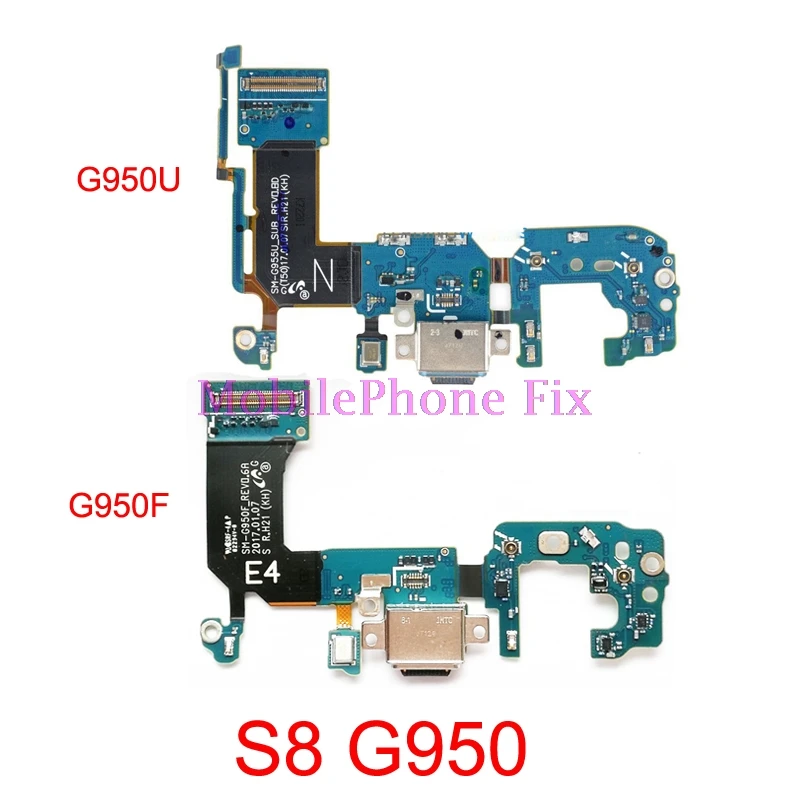 

10 PCS USB Charging Port Flex Cable For Samsung Galaxy S8 G950F G950U G950N G9500 USB Charger Dock Connector Flex Cable Parts