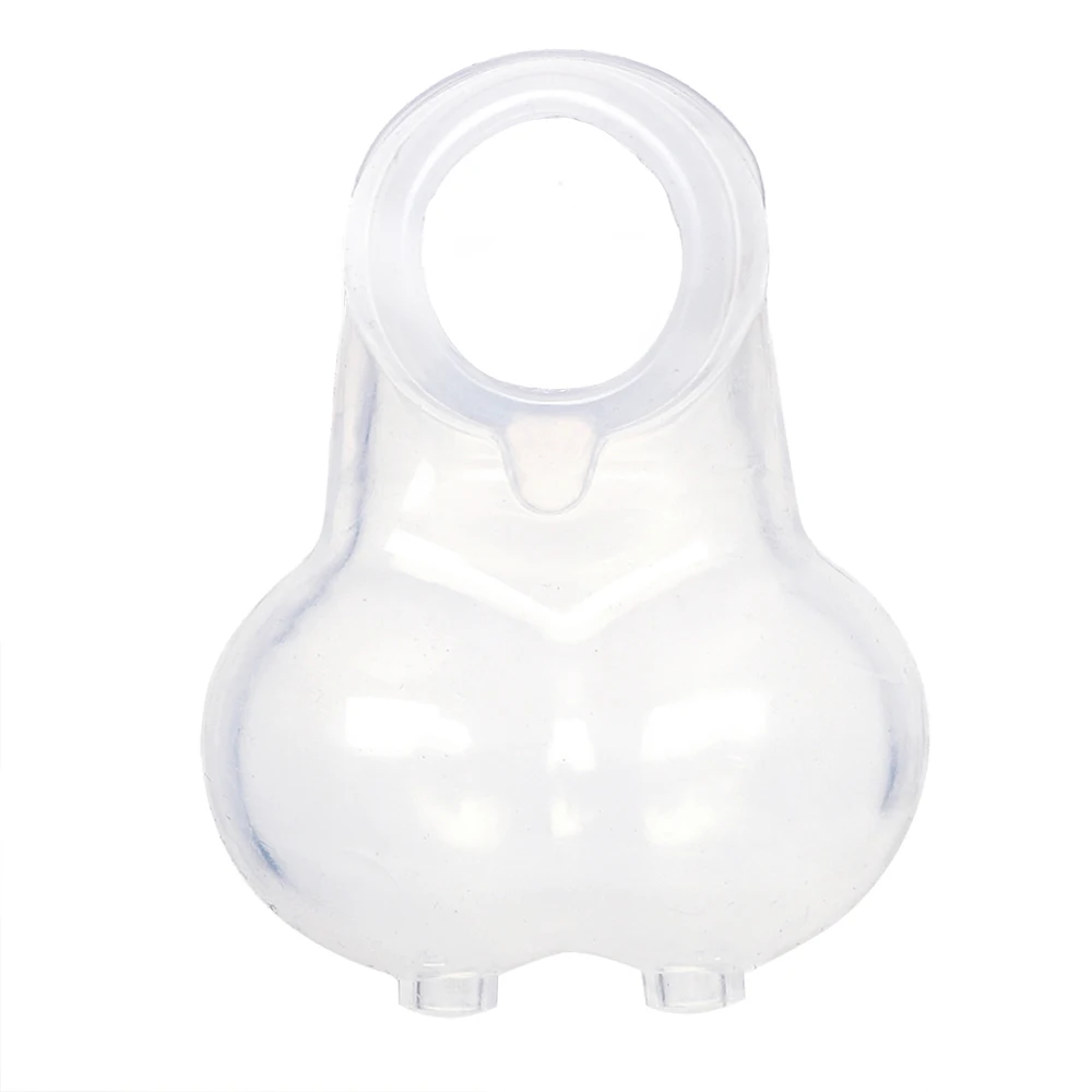 IKOKY Delay Ejaculation Penis Ring Scrotum Sleeve Ball Stretcher Cock Ring Black/White Sex Toys for Men Male Chastity Cage 4