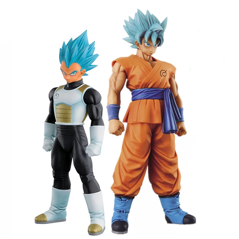Dragon Ball Z Resurrection F Son Gokou &amp Vegeta Super Saiyan God PVC Action Figure Toys Boys Girls Christmas Birthday Gift 17cm | Игрушки