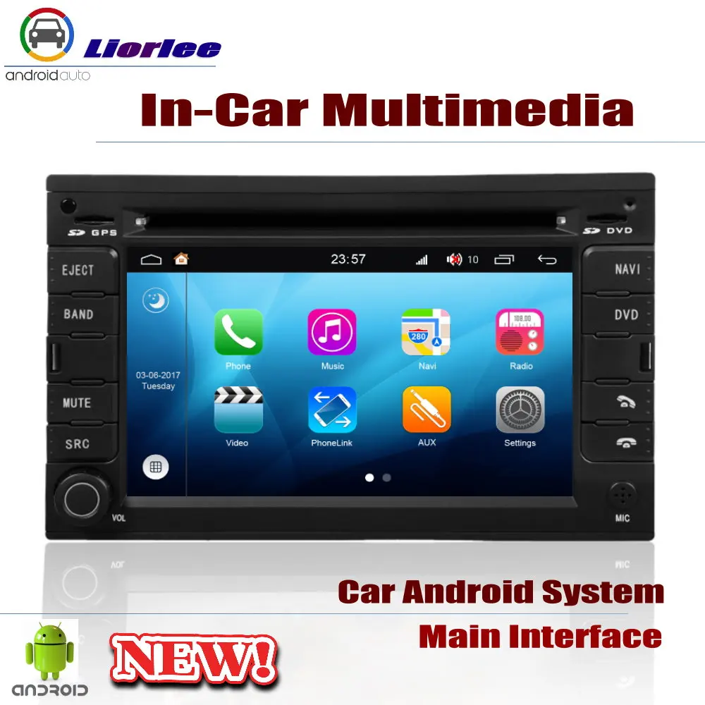 Cheap For Volkswagen VW Fox 2003~2011 Car Android GPS Navigation DVD Player Radio Stereo AMP BT USB SD AUX WIFI HD Screen Multimedia 1