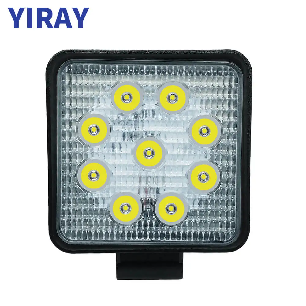 

YIRAY off road 27W led bar Work Light Bar For 24v 12v Car Accessories Spotlight For 4X4 SUV Jeep Truck Boat Bus Car Lamp weketor