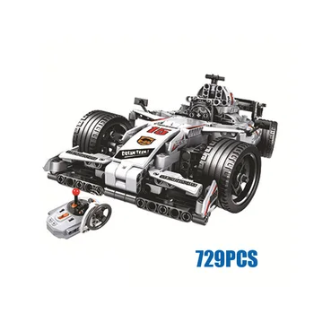 

Technics speed champion radio 2.4Ghz Remote control building block 1:12 scale F1 racing team model bricks rc Formula car toys