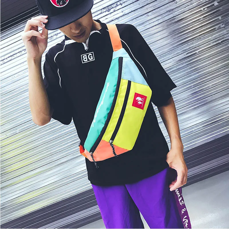 

Unisex Waist Bag Fanny Pack Fashion Bags For The Belt Multifunction Chest Bag Banana Packs Hip Hop Bum Package Crossbody Pack