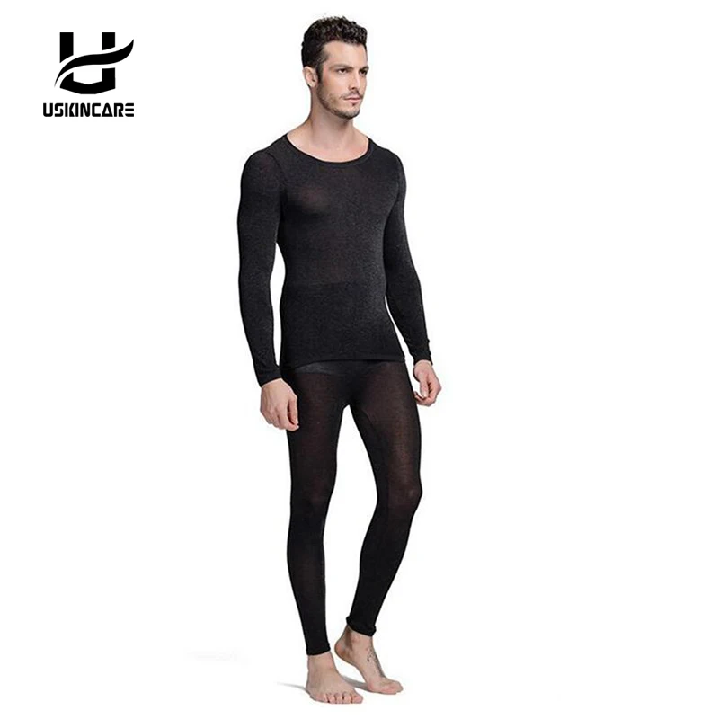 Seamless Winter 37 Degree Men Slimming Warm Thermal Underwear Ultrathin