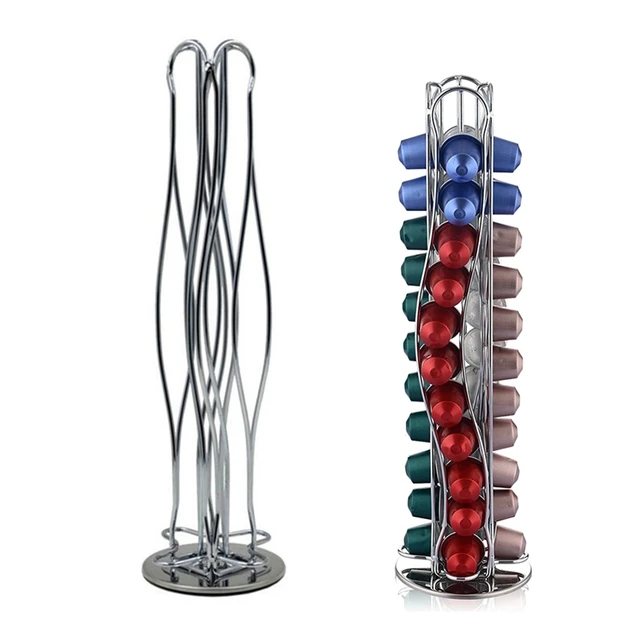 Best Price 1PC 360 Degree Rotation Rack Coffee Capsule Pod Holder for Storage 44Pcs Nespresso Capsule Free Shipping