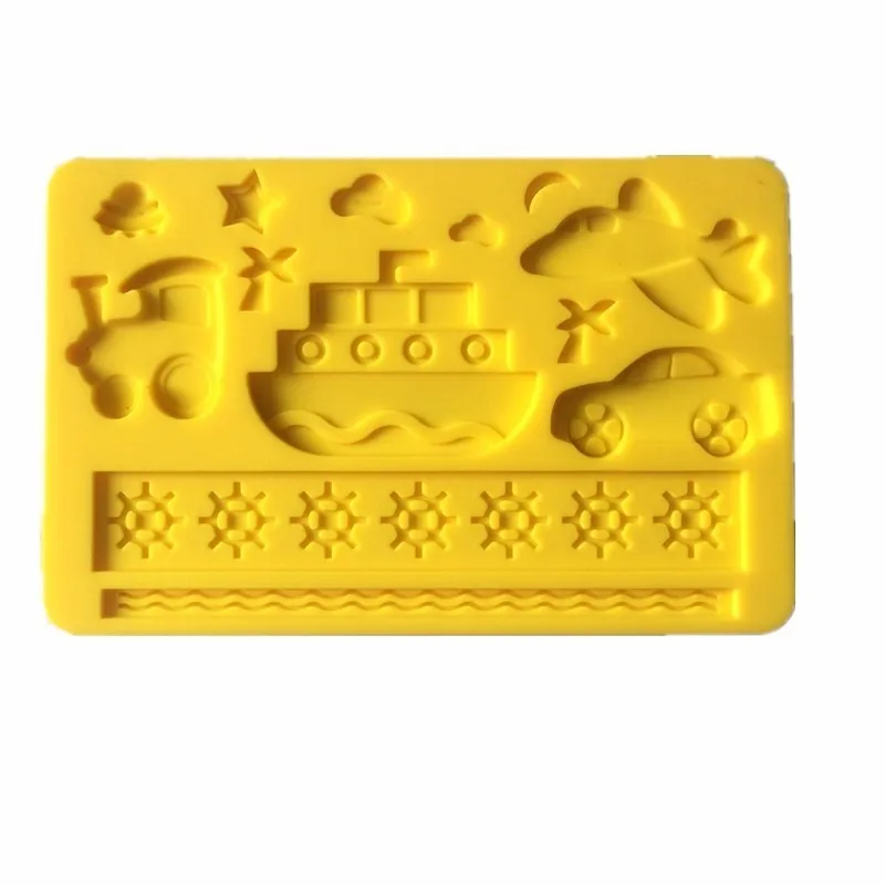 Moule A Biscuits Et Gateaux En Silicone Outil De Cuisson Fait A La Main Transport De Puces Voiture Camion Avion Bateau Aliexpress