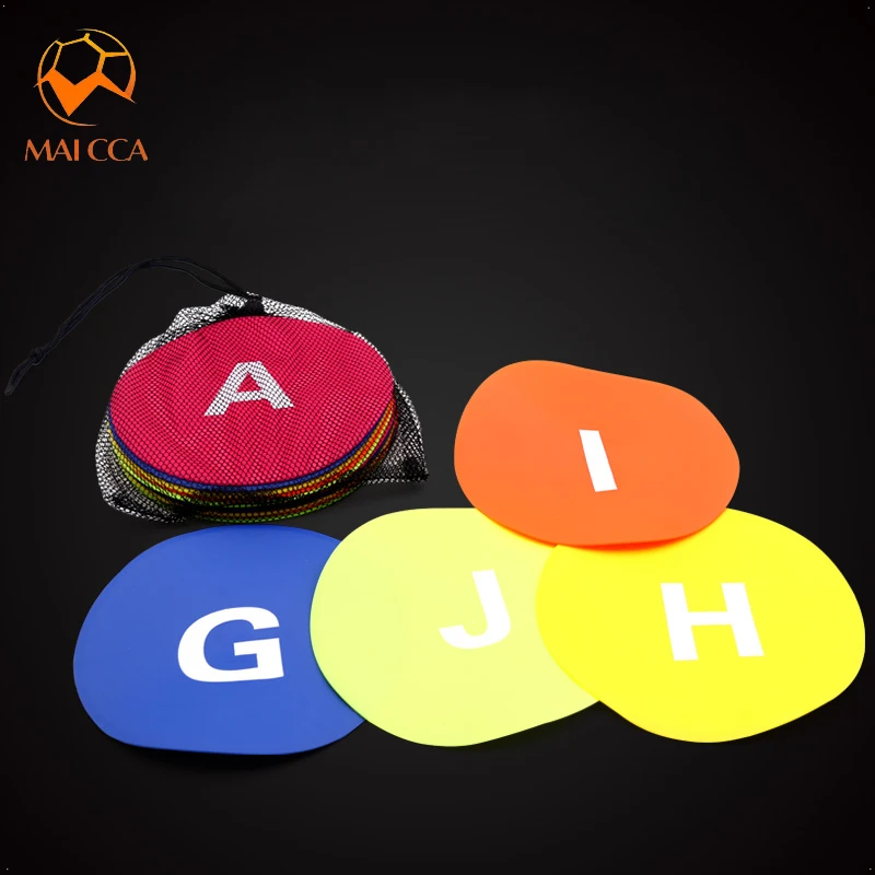 

10Pcs Profession Disc Cones Soccer Basketball Speed Agility Training Disc Field Marking Coaching Training Tool