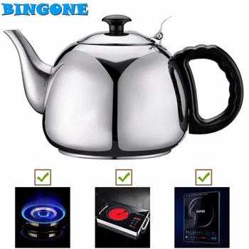 

2017 Brand New Promotion For Stainless Steel 1L Water Kettle Cooker Camping Kettles Stove Gas Teapot Coffee Pot Co-friendly -TF