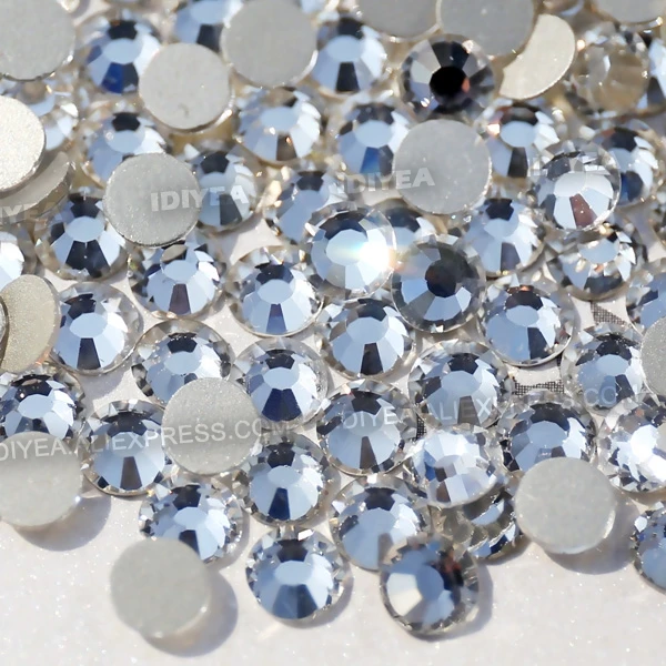 AAA QUALITY CLEAR SS3 SS4 SS5 SS6 SS10 SS16 SS20 SS30 Fashion Nail Rhinestone Glitter Non Hot Fix Crystal stone strass DIY