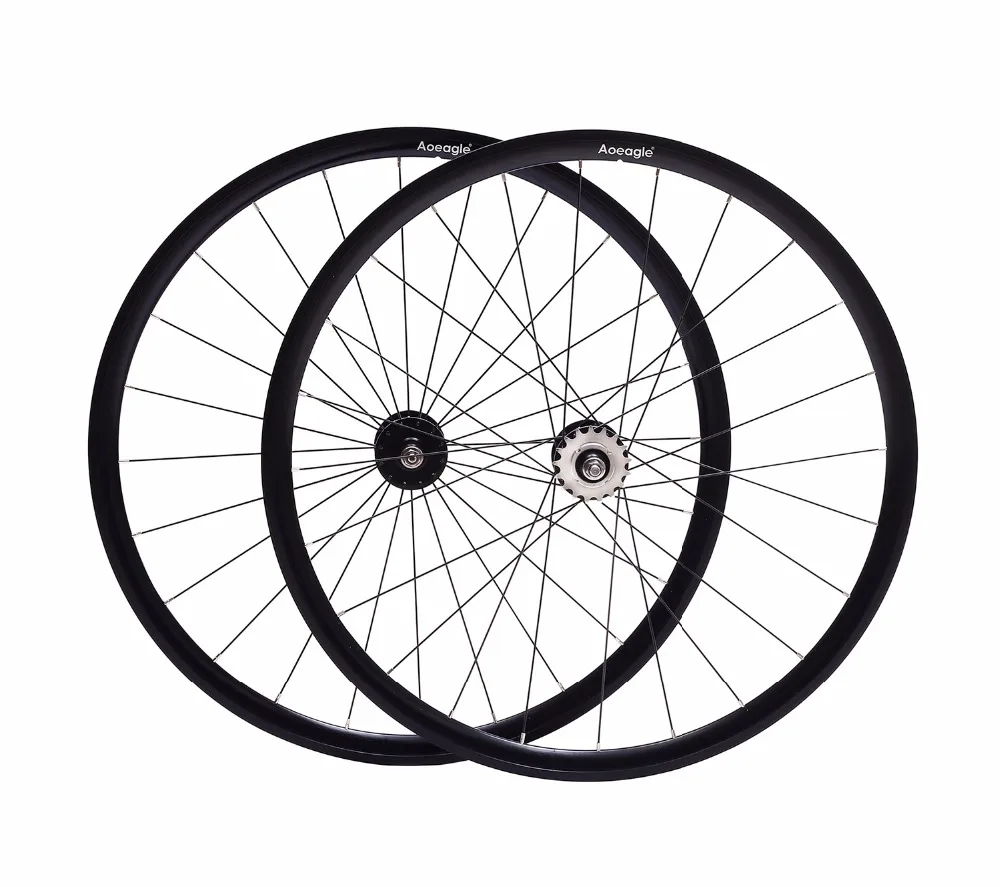 Fixed Gear bike rim 25mm wheelset aluminum alloy Retro wheel flip flop