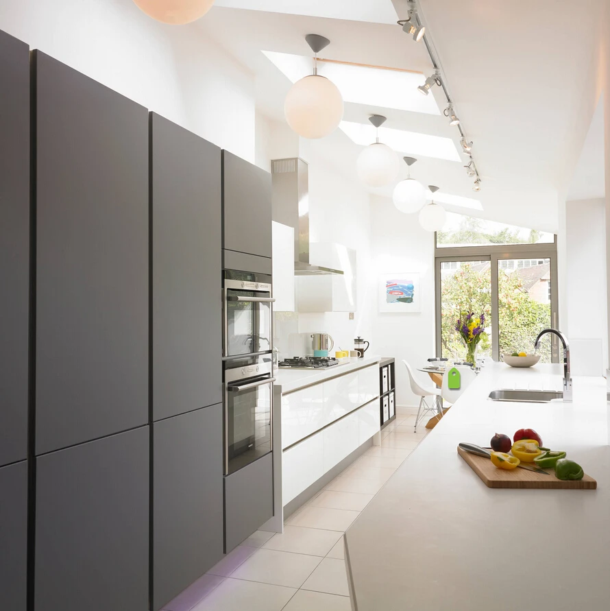 Compra gabinete de cocina de estilo moderno online al por mayor de