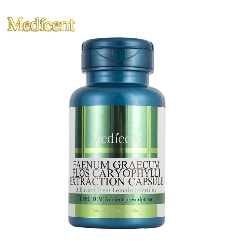 

Medicent Faenum Graecum Flos Caryophylli Extraction Capsule, Adjuvant Treat Female Infertility,Cure sparse hair amenorrhea,50pcs