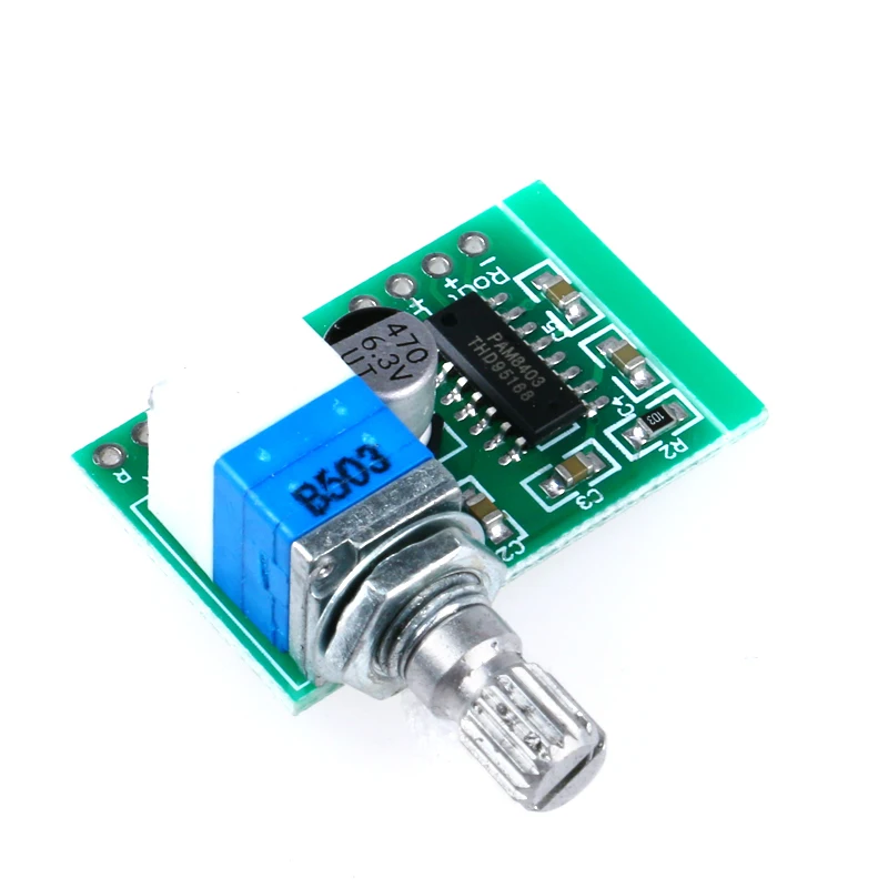 Smarian официальный Super Mini PAM8403 DC 5V 2-канальный USB цифровой аудио усилитель плата