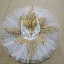 Новая пачка белого цвета для возраста с блестками пачки для профессионального балета юбка Лебединое озеро пачка костюмы для танцев и балета для девочек платье балерины