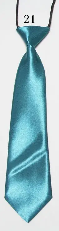 HOOYI бордовые детские галстуки, детские галстуки для шеи, однотонные галстуки ручной работы - Цвет: Сиренево-синего цвета