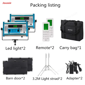 

Colorful LED lamp 180W soft light Micro film shooting live room fill light liangying formation shed flat lamp set CD50 T03
