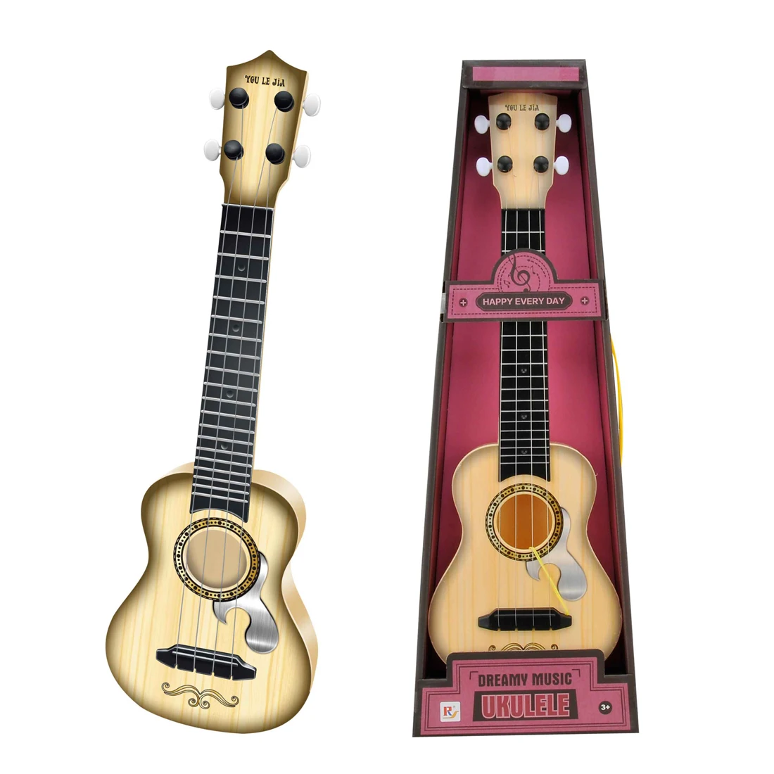 Children Guitar Simulation Ukulele Toy Early Educational Music Instrument Playing Learning Skills Education Toys for Children