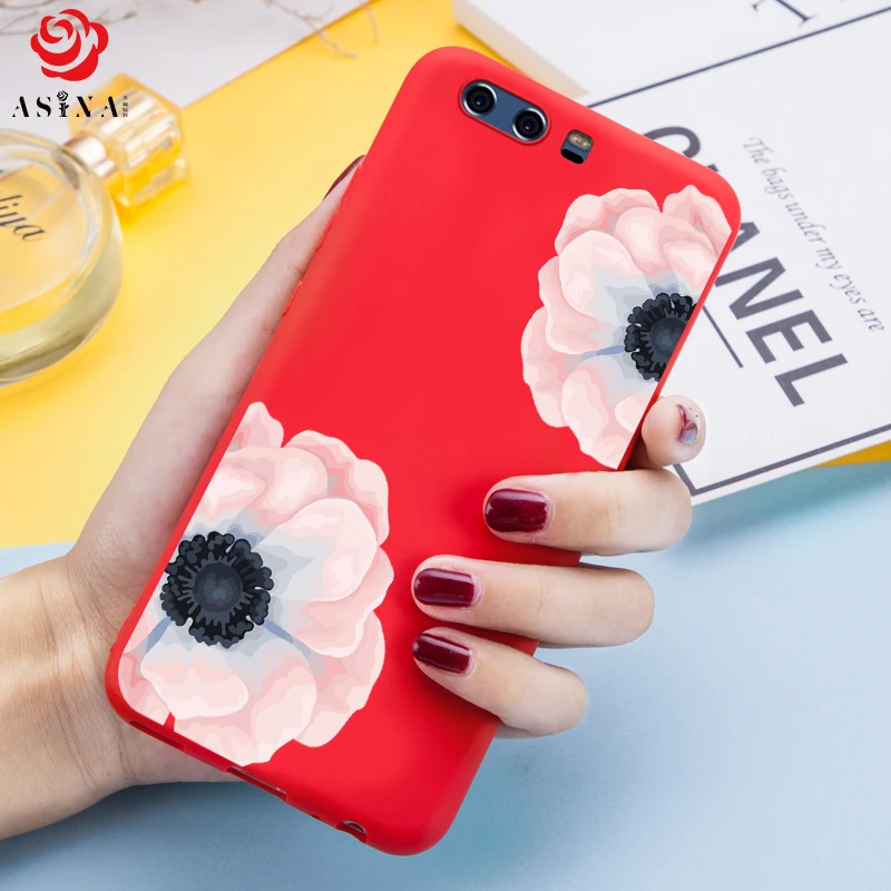 ASINA de silicona caso de Huawei P10 CASO DE 3D de alivio para Huawei P10 más P10 Lite a prueba de golpes a prueba de parachoques fundas