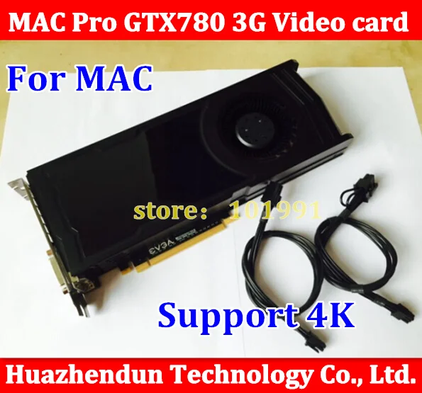 GTX780 3GB Graphics Video Card Dual DVI CUDA 2008 - 2012 4K for MA970 MB560MD770 MC771 Free ship via EMS/DHL