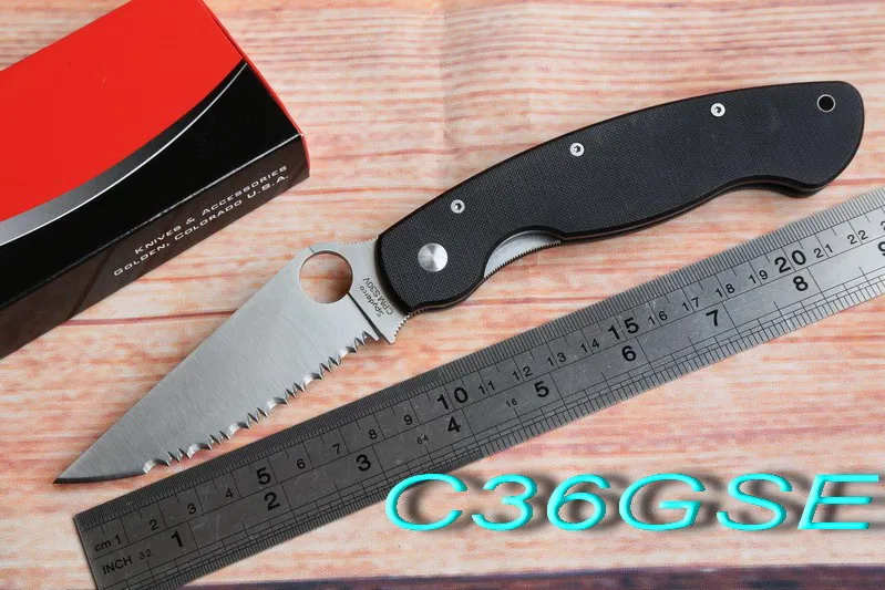 

JUFULE OEM Para military C36 / C81 Folding G10 CPM S110V S30V M4 Camping Hunting MULTI Survival Pocket Outdoors EDC Tools Knife