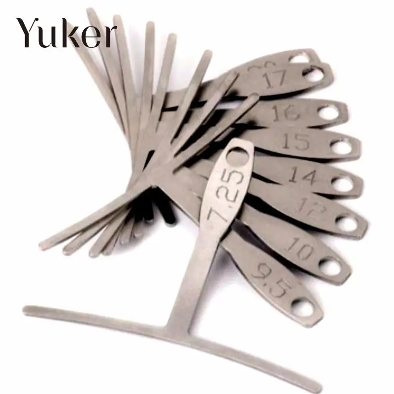 9Pcs Guitar Under string radius gauge Stainless Steel Guitar Builder