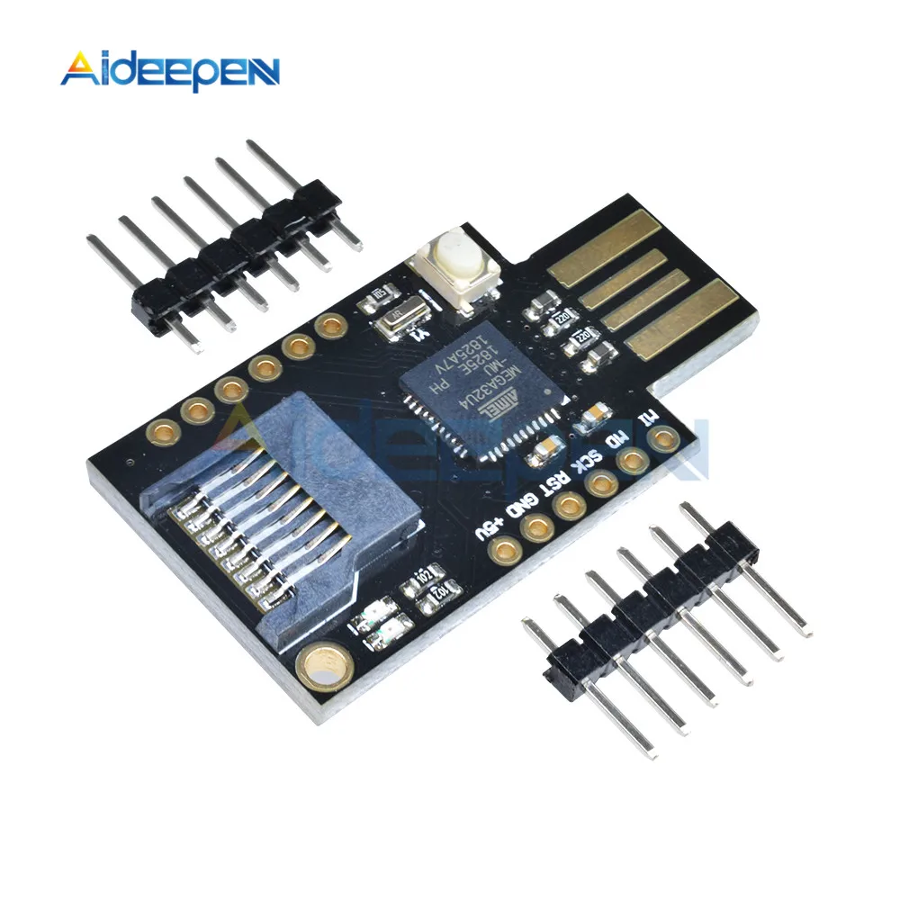 TF MicroSD слот карты Micro SD Badusb USB виртуальная клавиатура ATMEGA32U4 модуль для Arduino Leonardo R3 Bad Usb CJMCU