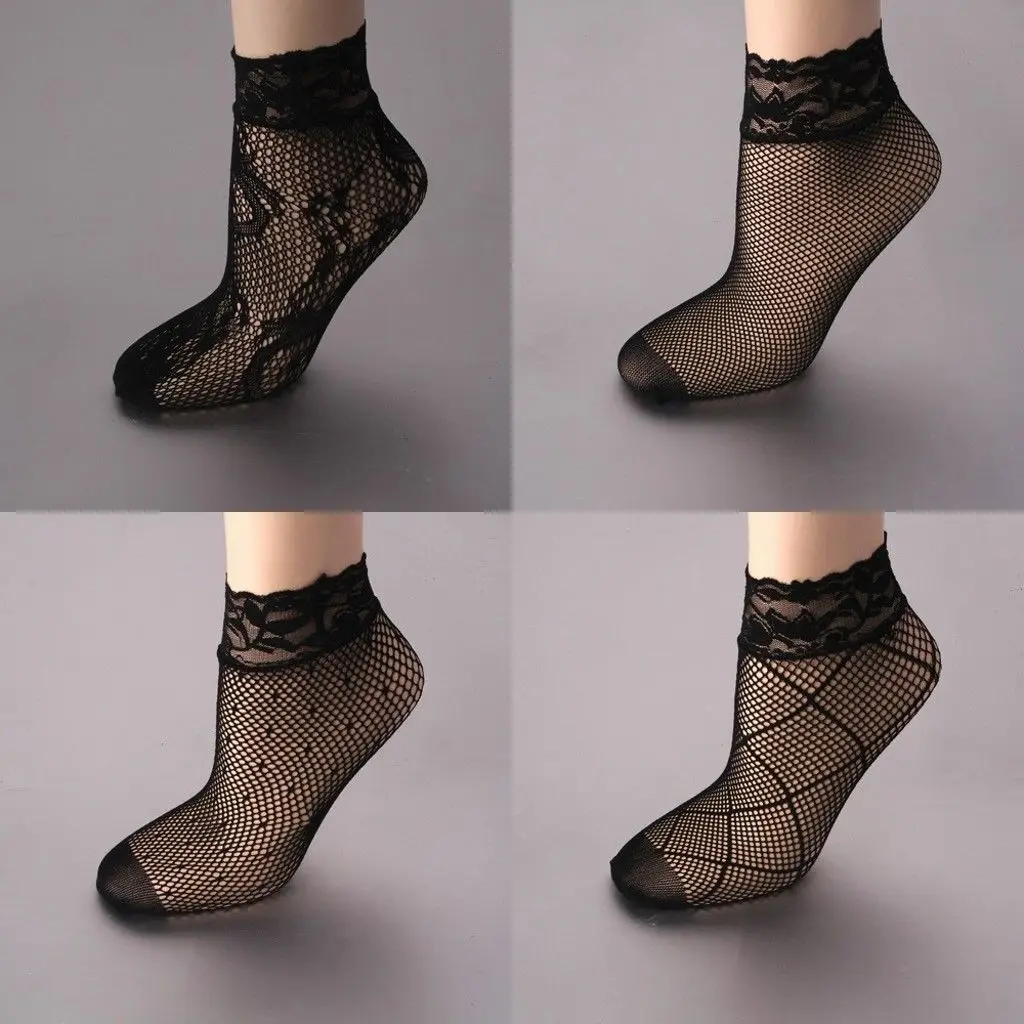 lace boot socks