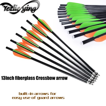 

Crossbow Hunting 12/24PCS 13Inch Fiberglass Arrows With Replaceable Arrow Ttips For Composite/Recurve Bow Hunting Archery