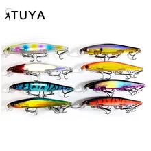 TUYA 1pcs Minnow Fishing Lure 11cm 13g short tongue Lifelike pencil fish Sinking Swimbait Hard swim
