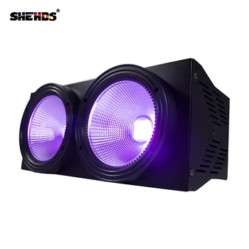 

2eyes 200W LED COB Blinder Violet Lighting DMX512 Stage Lighting Effect Audience Lighting DJ Equipment Disco Fast Shipping