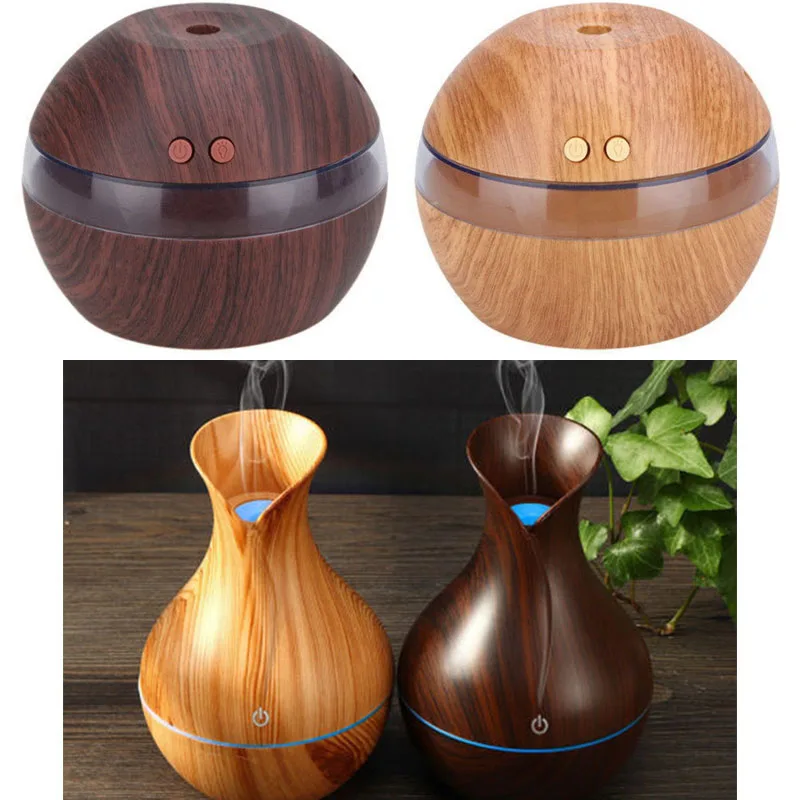 

130ml USB Aroma Essential Oil Diffuser Ultrasonic Cool Mist Humidifier Air Purifier LED Night light for Office Home