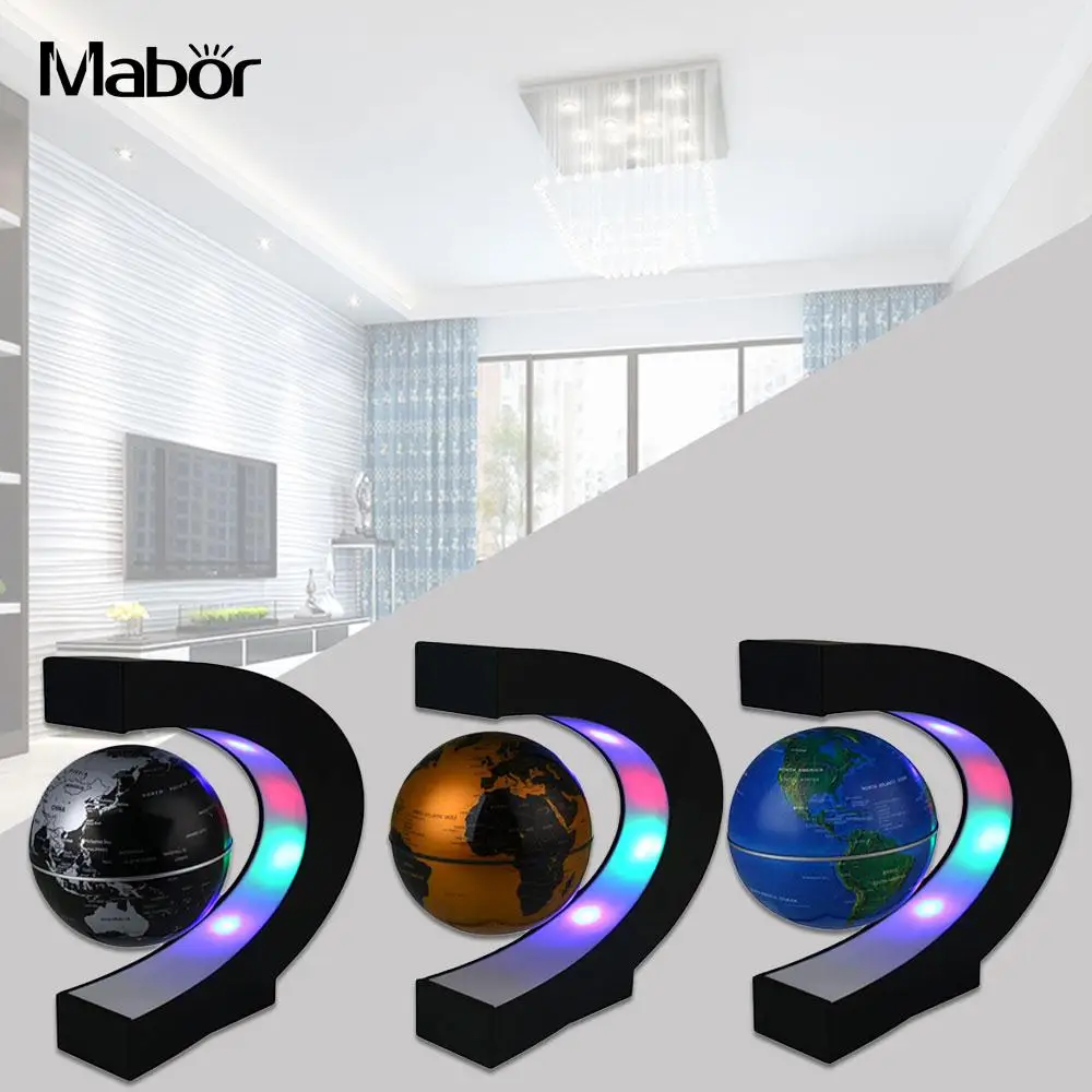 

Novelty Floating Globe Magnetic Levitation Light Decoration Night Lamp